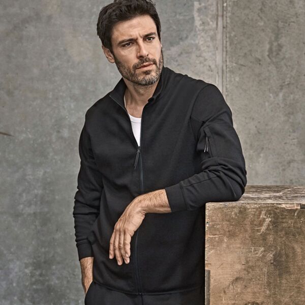 Tee Jays Athletic Full Zip Sweat Cardigan Thumbnail