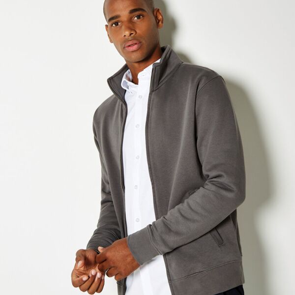 Regular fit zipped sweatshirt Thumbnail