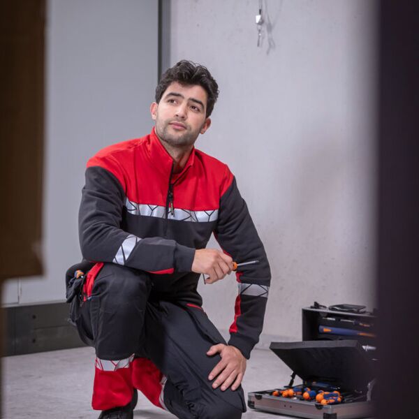 7103 SWEATSHIRT ZIP7103 SWEATSHIRT ZIP 9910-VIZ Thumbnail